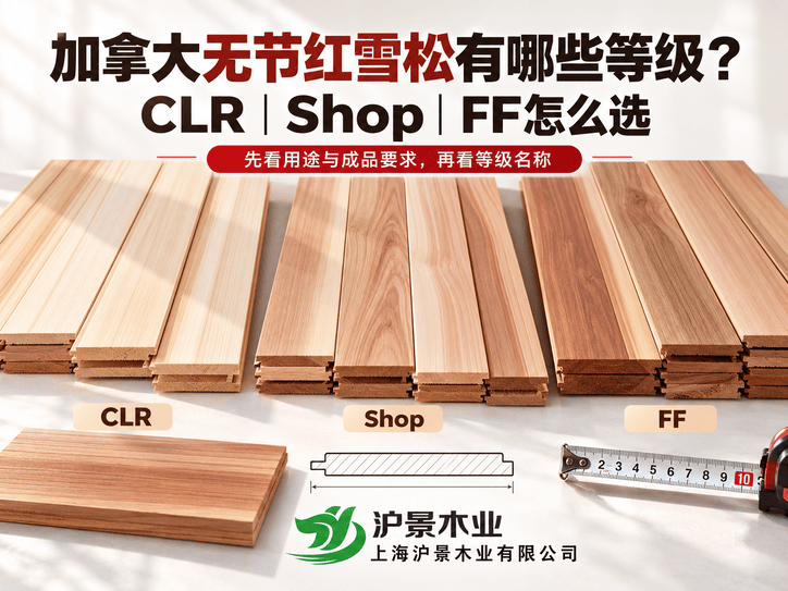 加拿大无节红雪松有哪些等级？CLR、Shop和FF怎么选